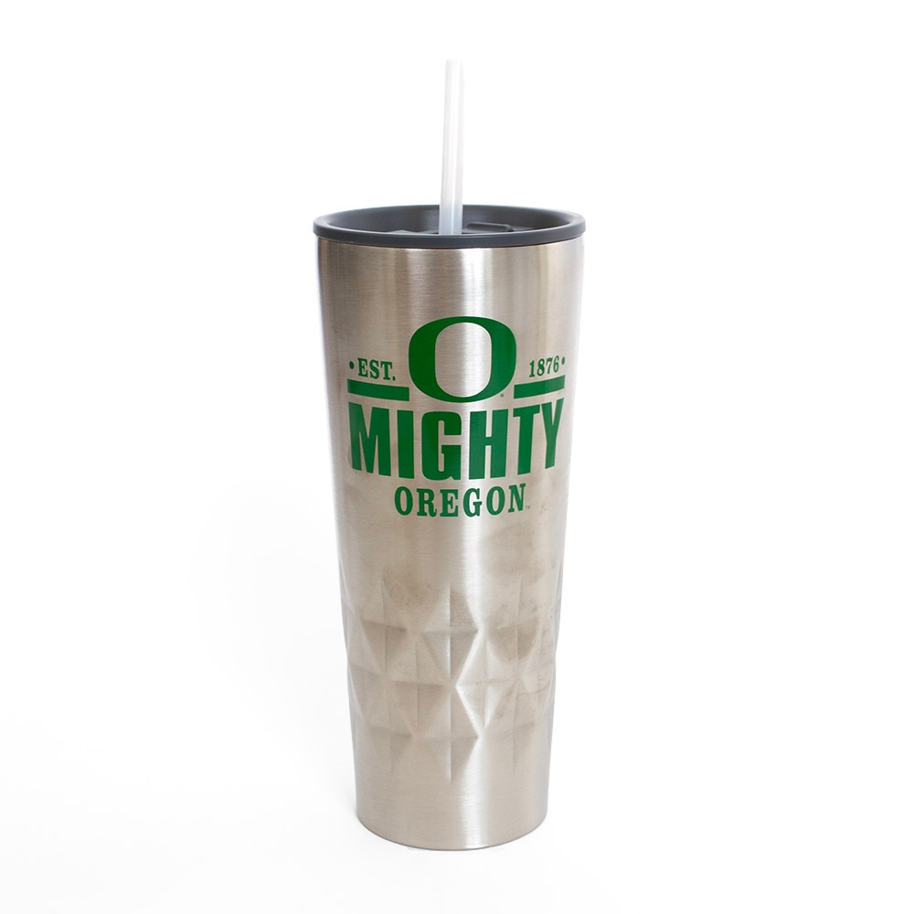 Classic Oregon O, Spirit Product, Grey, Tumblers, Metal, Home & Auto, 20.9 ounce, Double Walled, Stainless Steel, Triad, 1876, 963159